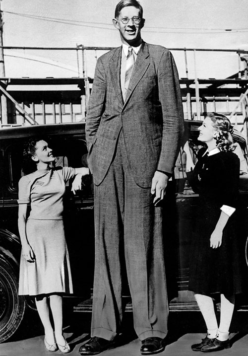 Robert Wadlow, el hombre más alto del mundo